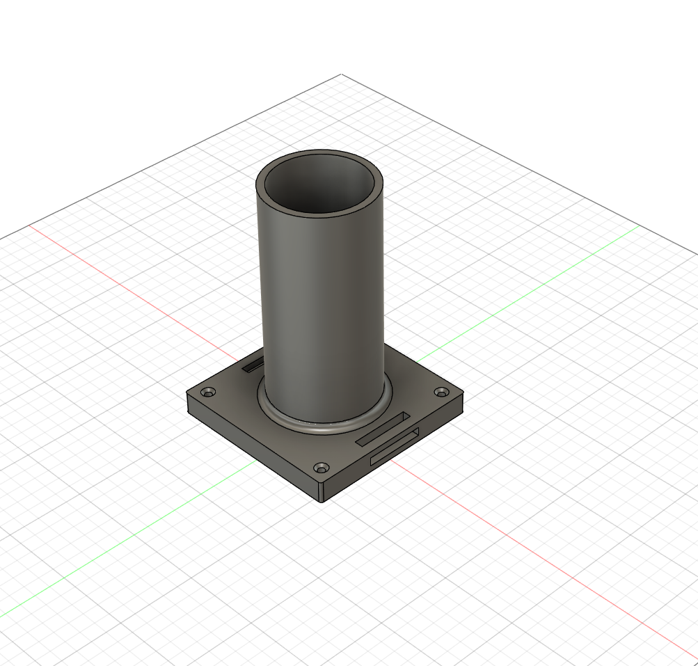 Modélisation 3D du support Dodge v1 sous Fusion 360