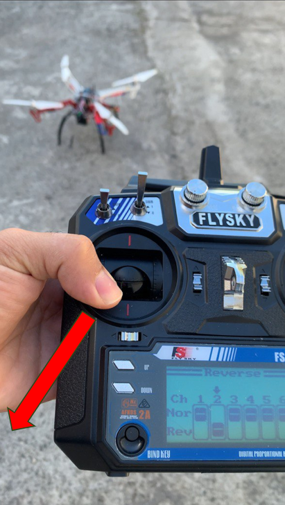 Désarmement du drone