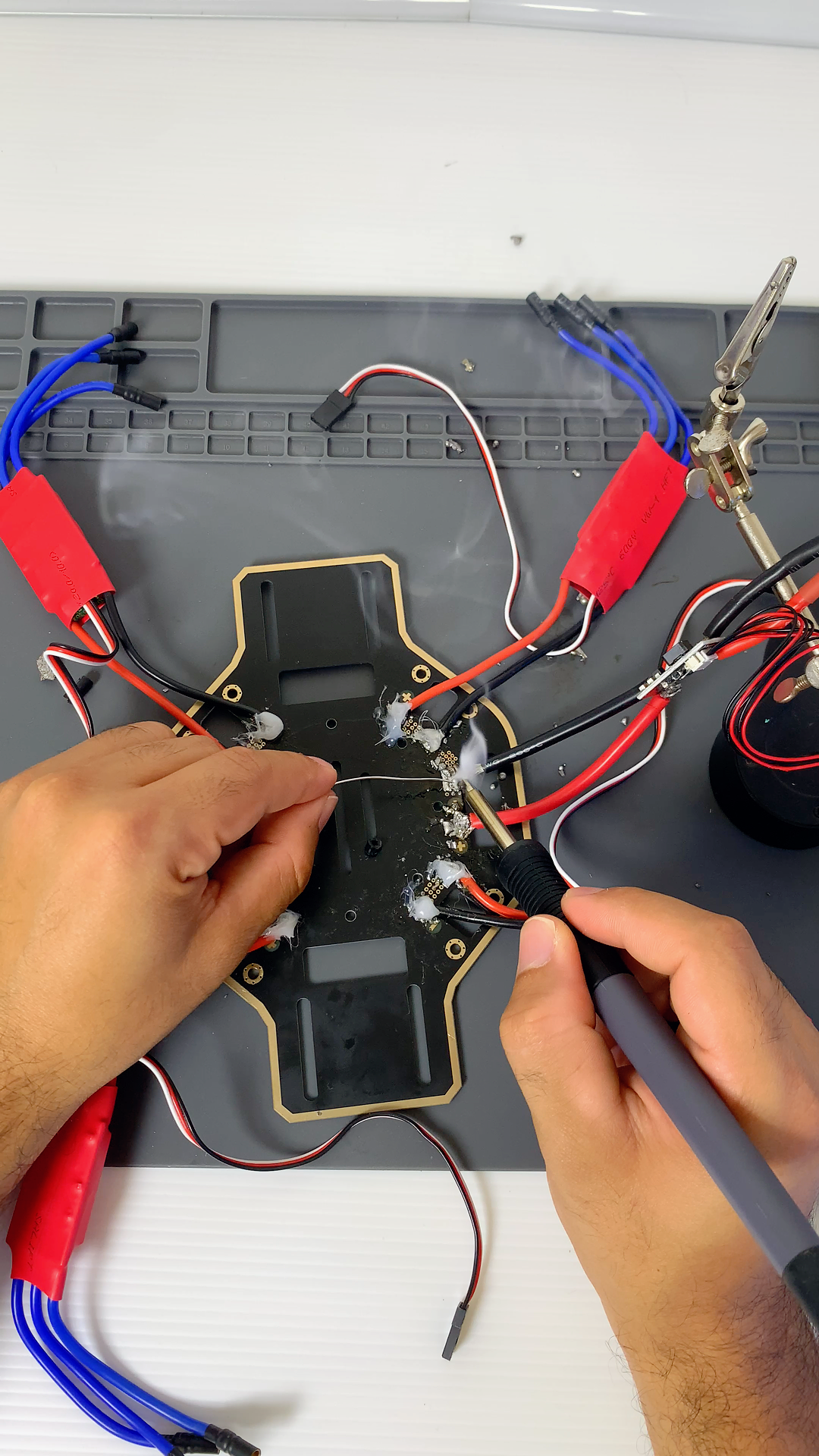 Soudure ESC et module d'alimentation